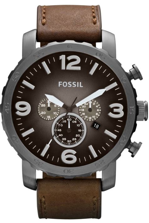 fossil oversized watch|fossil nate watch.